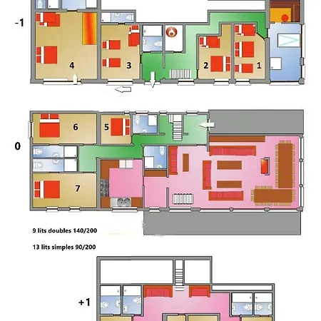 Casa de Férias La Harde 31 Pers Malmedy, Vue, Wellness, Jardin Malmedy